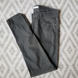 7 For All Mankind Grey Striped Pants Size 25